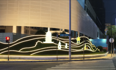 项目夜景展示