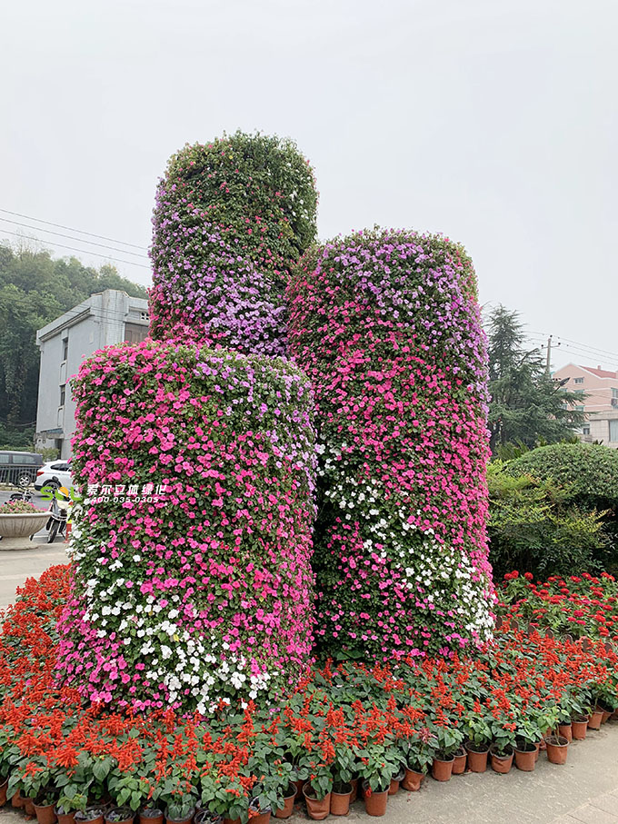 15景观花柱-2019年9月国庆浙江杭州余杭余杭街道塔山公园文化广场 (14).jpg